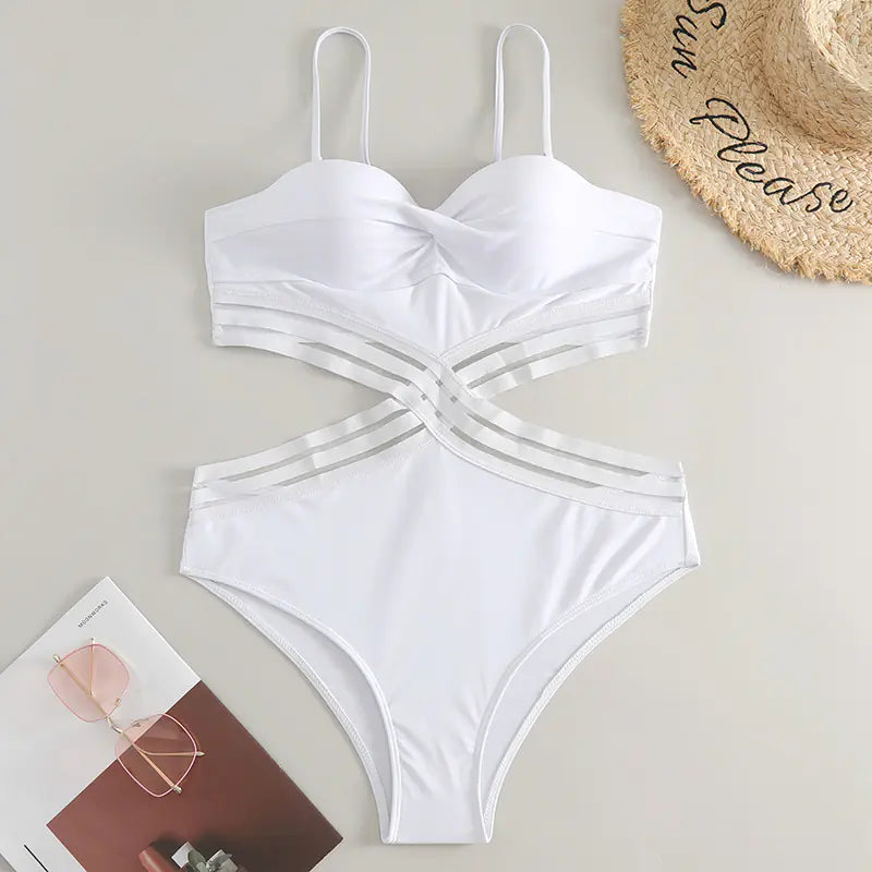 2022 New Sexy Strap One-Piece Bikini for Women