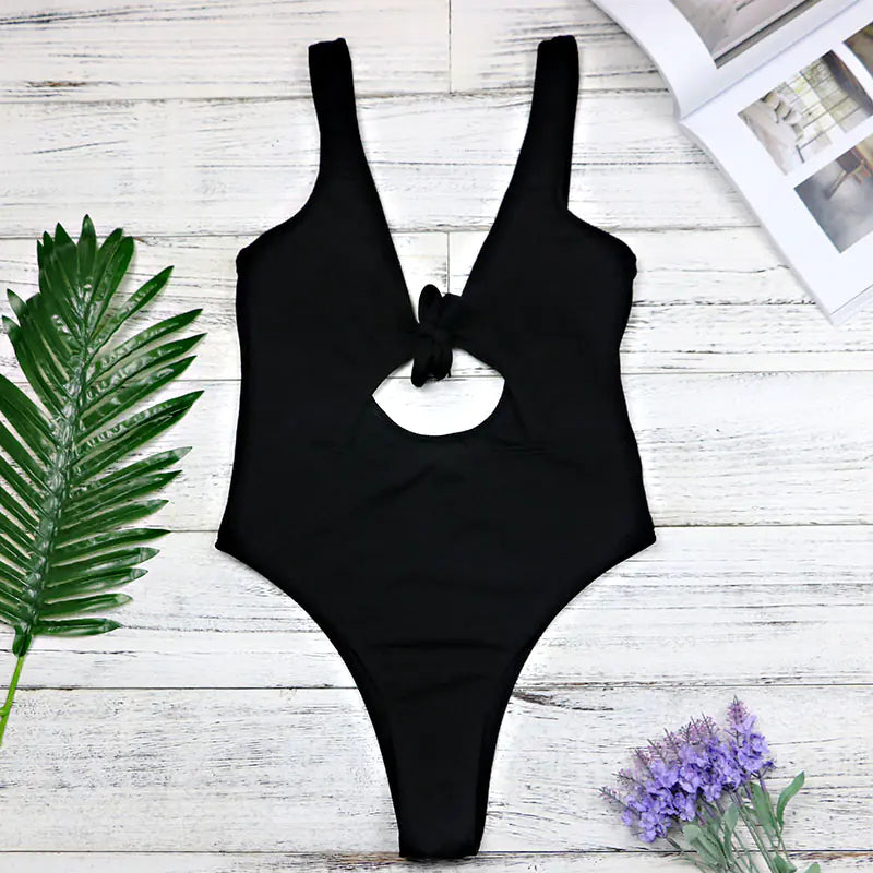 2020 Trending Hollow Backless One-Piece Swimsuit