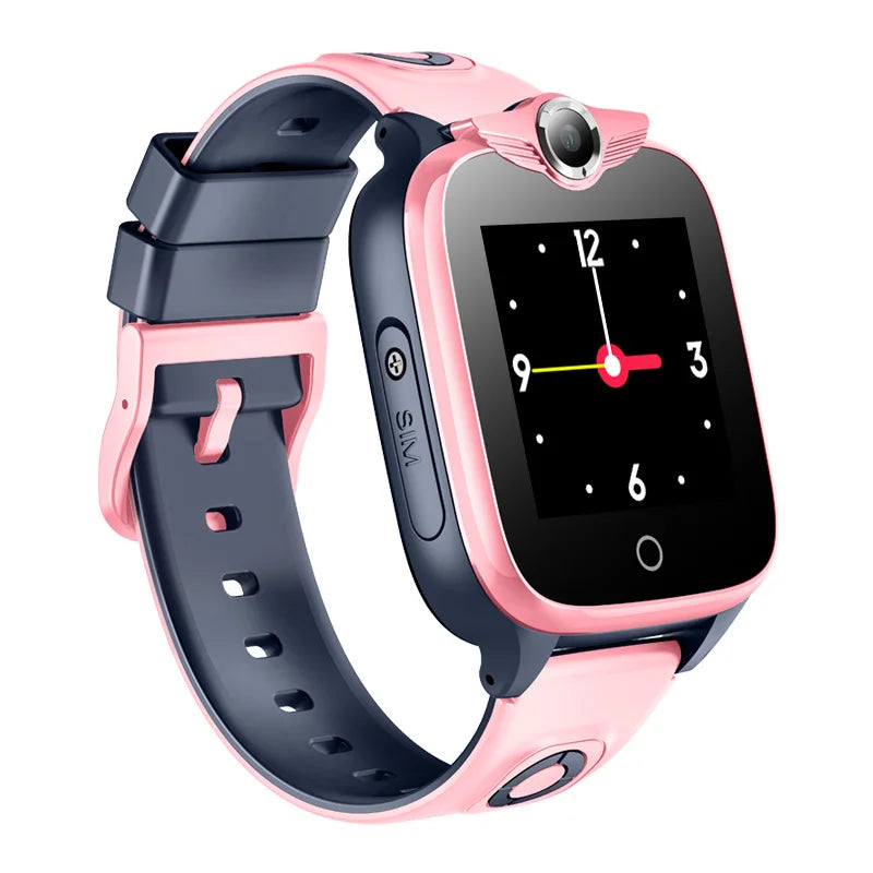 2023 New Model Kids Smart Watch 4G SOS Calling LBS WIFI Location Math Game Camera SIM Card Smart Kids Watch 4G