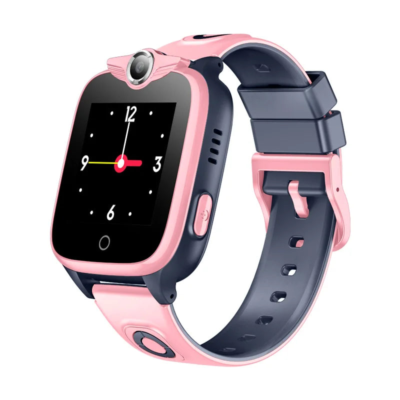 2023 New Model Kids Smart Watch 4G SOS Calling LBS WIFI Location Math Game Camera SIM Card Smart Kids Watch 4G
