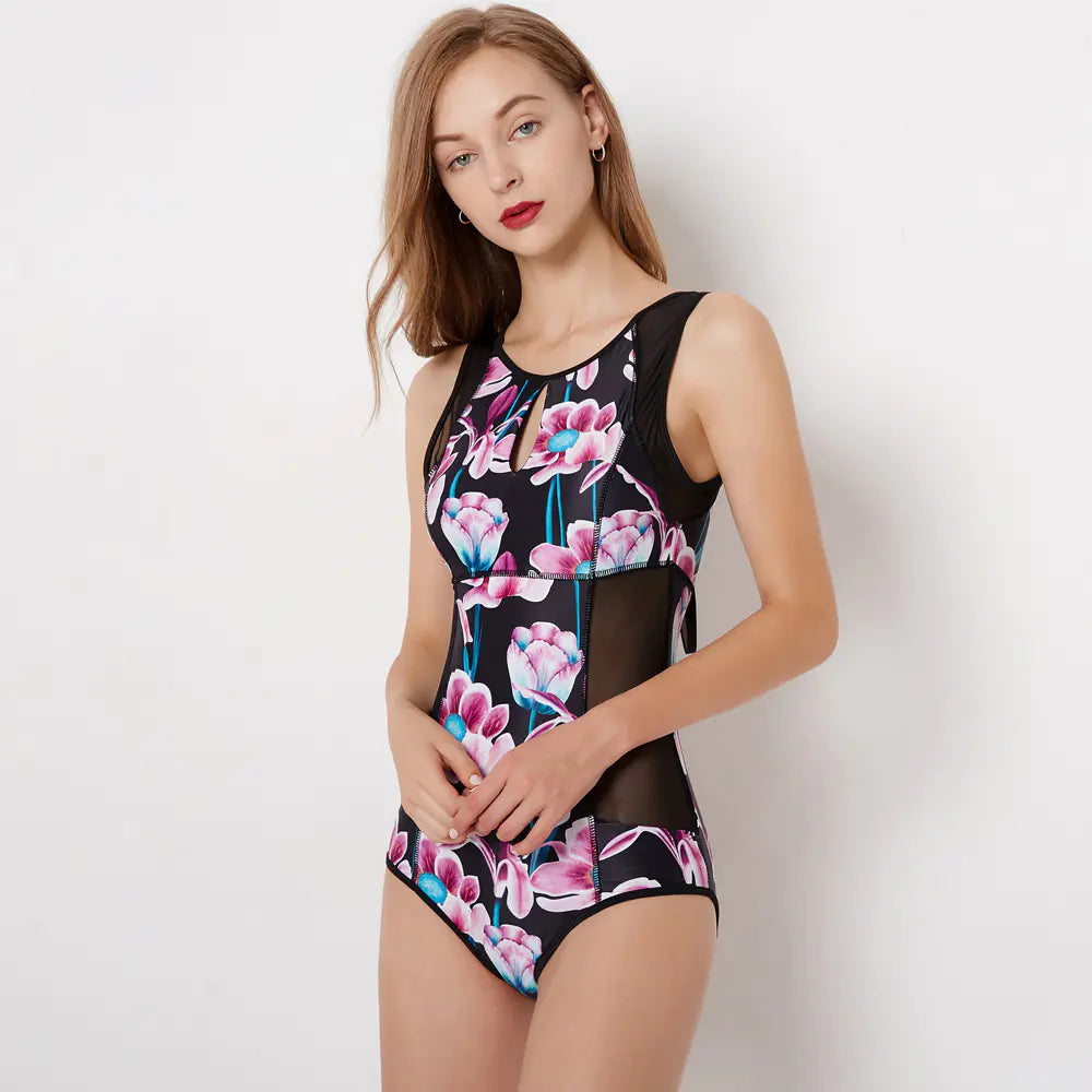 2019 Women's Sexy Backless One-Piece Swimsuit